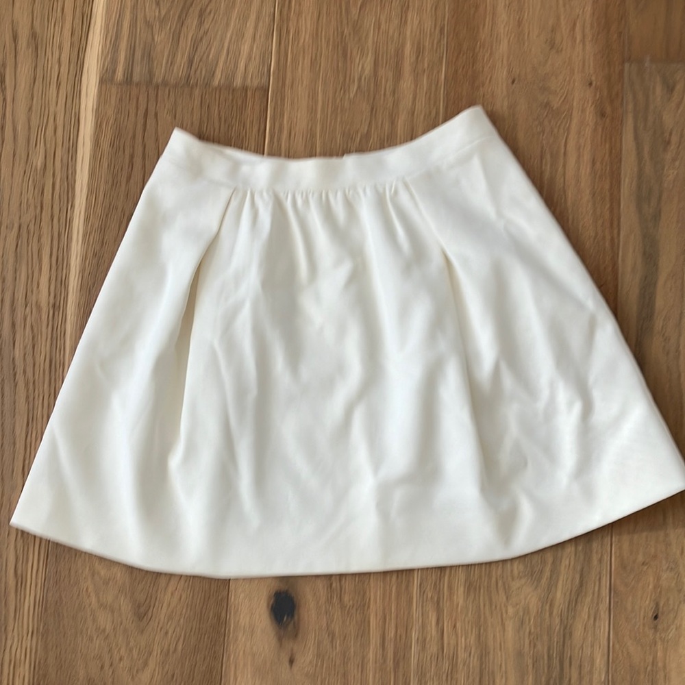 J. Crew Cream A-Line Skirt